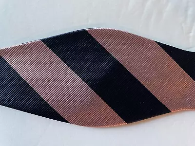 Bow Tie Men BLUE PINK Striped SELF TIE Bowtie • $14.99