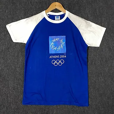 Athens 2004 Olympics T-Shirt Aohna Size XS Tee Sports Official • £9