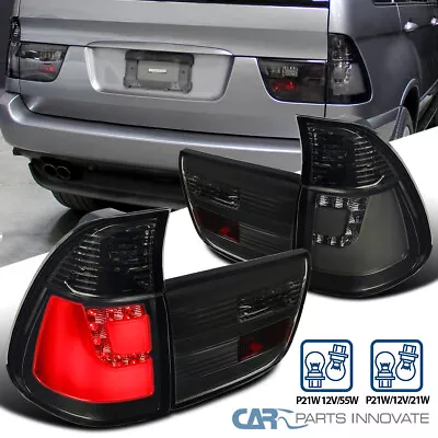 $190.95 • Buy Fits 2000-2006 BMW E53 X5 Smoke LED Tail Lights Stop Brake Lamps Rear Left+Right
