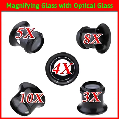 Portable Monocular Magnifier Loupe Lens Eye Magnifying Jewelry Repair Tool Kit • $20.90