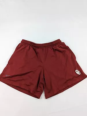 Nike Team Vintage Athletic Running Sport Shorts Low Rise Oklahoma Sooners Small • $26