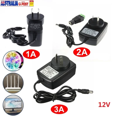 $11.99 • Buy AC/ DC 12V 5V 24V 2A 1A 3A Power Supply Adapter Transformer For LED Strip Lights