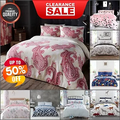 £15.62 • Buy Stylish Duvet Cover Bedding Set Pillowcase Single Double King Size Quilt Cover