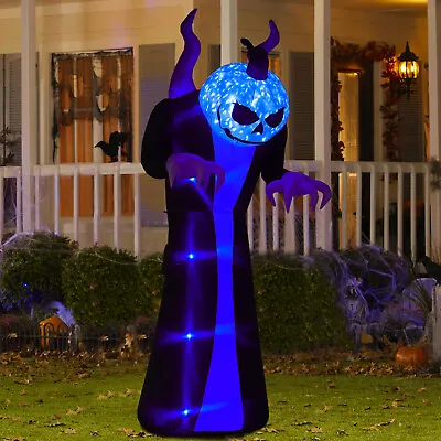 10FT Large Inflatable Halloween Ghost Blow Up With Lighted Outdoor Decoration • £38.95