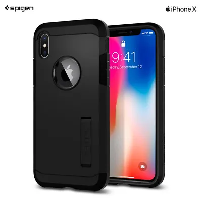 $43.99 • Buy Apple IPhone X XS Dual Layer Shockproof Protection Phone Case Cover SpigenKorea 