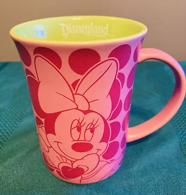 Walt Disney World Minnie Mouse Collectible Coffee Mug Pink Polka Dots • $6.50
