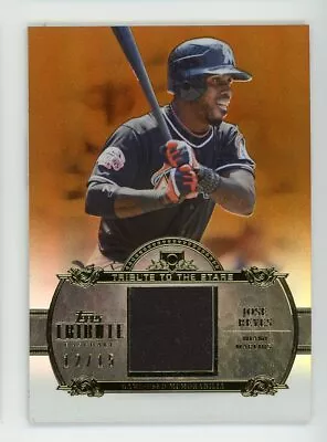 2013 Topps Tribute Jose Reyes Gw Jersey 12/15 Tribute To The Stars Miami Marlins • $29.99
