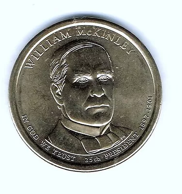 $4.95 • Buy 2013-D $1 William McKinley Brilliant Uncirculated 25th Presidential Dollar Coin!