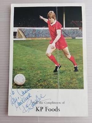 Liverpool Memorabilia - Rare Kenny Dalglish Hand-signed Kp Promotional Card • £34.95