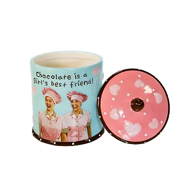 Kurt S. Adler I Love Lucy Cookie Jar Chocolate Is A Girl's Best Friend #LU9174 • $210