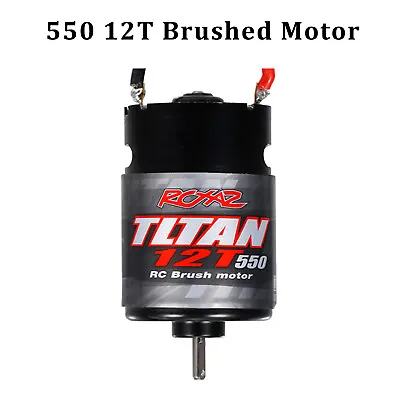 RC 550 12T Brushed Motor For 1/10 RC Car HSP Heat-Resistance Running Motors W6U3 • $11.96