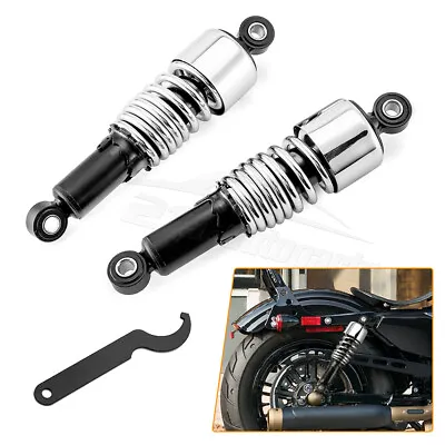 Chrome 10.5  Preload Adjustable Rear Shock Absorber For 80-24 Harley Road Glide • $73.99