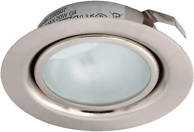 Leyton Lighting 12v 20w Halogen Recessed Downlight Stainless Steel Warm White • £7.99