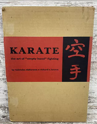 $24.99 • Buy Karate The Art Of  Empty Hand  Fighting  Hidetaka Nishiyama 1960 HC W/Slipcase