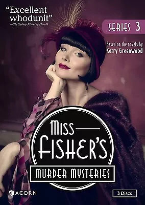 Miss Fisher's Murder Mysteries: Series 3 Season 3 NEW(DVD Set) Ships Fast!! • $12