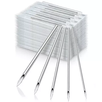 100 Mix Body Piercing Needle Sizes 12g 14g 16g 18g And 20g (20 Pcs Each) • $10.89