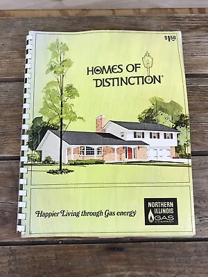 MCM Homes Of Distinction Magazine N Illinois Gas 1969 Mid Century Floor Plans • $29.99