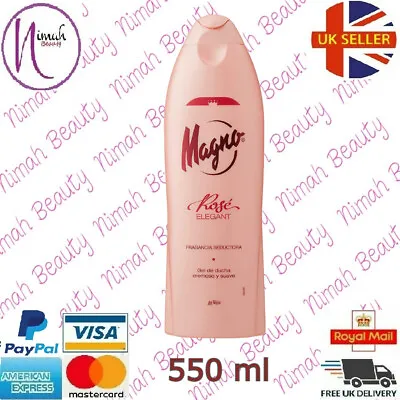 Magno Rose Elegant Spanish Shower Gel/ Body Wash La Toja 550 Ml • $11.10