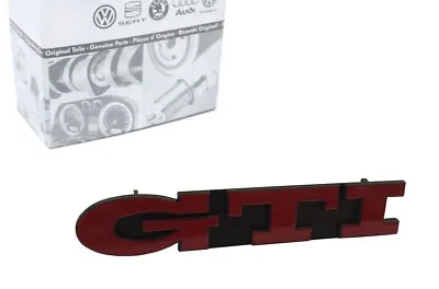 Original VW Golf 3 GTI Emblem Grill Grille Front Red GTD VR6 Variant *NEW* • $53.12