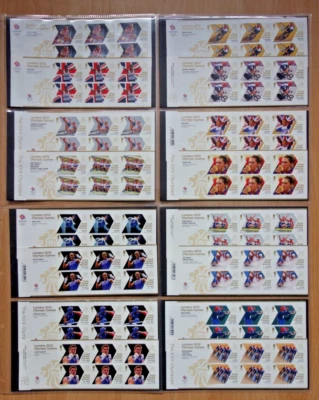£139.99 • Buy London 2012 Olympic Gold Medal Mini Sheets, Complete Set 29 X 6 1st Class Stamps