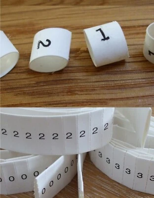 £2.10 • Buy Cable Markers, Heat Shrink, SMALL SIZE, Loose, Choose Digit '0' To '9'  HSMsmall