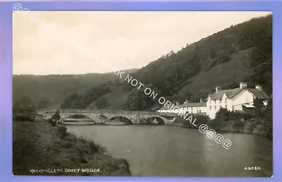 1938c DOVEY BRIDGE MACHYNLLETH POWYS Montgomeryshire RP REAL PHOTO POSTCARD • £0.99