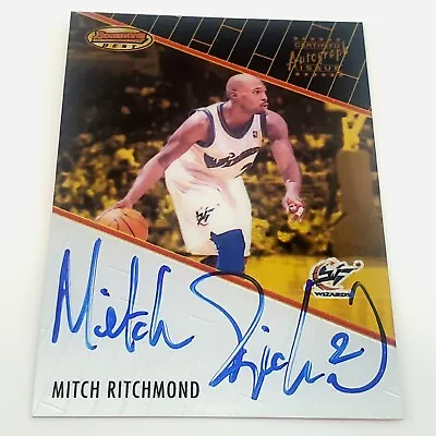 1999-00 Bowman's Best Autographs #BBA1 Mitch Richmond: Wizards On-Card Auto • $29.70