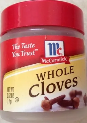 ***2 Jars**1.24 Oz**34 G  McCormick Whole CLOVES Herbs Spice Seasoning  • $7.70