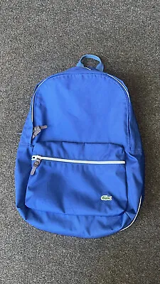 Lacoste Backpack Dark Blue Logo • £47.49