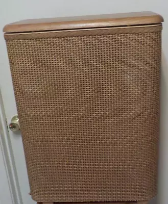 Vintage Redmon Wood Wicker Laundry Hamper Unused • $49.99