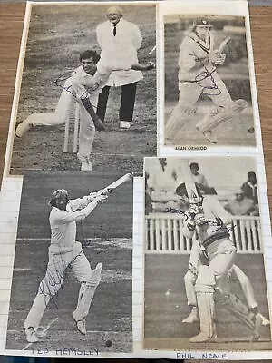 £9.99 • Buy Worcestershire County Cricket Club Eight Signed Autographs