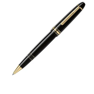 Rollerball Pen Montblanc Meisterstuck 11402 LeGrand In Black Resin And Gold Trim • $516.09