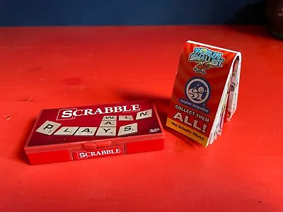 World's Smallest Scrabble Board Game W/ Collection List - Pocket And Travel Size • $7.99