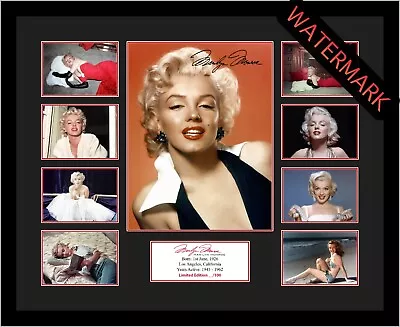 Marilyn Monroe Blonde Sex Symbol Limited Edt 100 Only Signed Framed Memorabilia  • $118.99