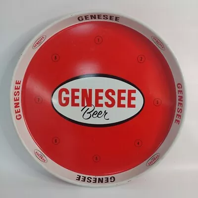 Genesee Vintage Beer Tray 12'' 1950's (Red) • $22.50