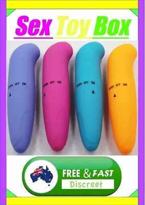 Vibrator Vibe Clitoral Sex Toy Bullet G Spot Free Battery Mini Dolphin Curve Au • $10.50