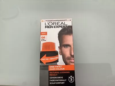 L'Oreal Men Expert One Twist Hair Colour Hair Dye 06 DARK BLONDE FREEPOST • £9