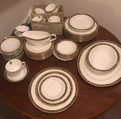Waterford Rossmore China 12 Settings Of 5 Pc Plus Gravy Serving Bowl 63 Total • $899.99