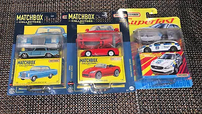 Matchbox 3pk Of Cars 2004 Honda 1962 Mercedes Benz And Volvo V60 Wagon • $19.99