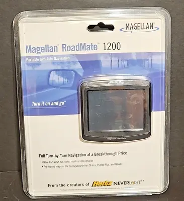 Magellan RoadMate 1200 Car Portable GPS Auto Navigation Hertz Never Lost Sealed • $28.99