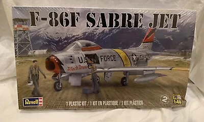 Revell F-86F Sabre Jet Fighter Plane Model Kit NIB 1/48 Factory Sealed #85-5319 • $25.95