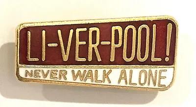 Liverpool Never Walk Alone Enamel Pin Badge Coffer Northampton • £14.95