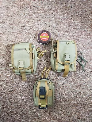 Maxpedition Pouches With Molle Attachment Points - Set Of (3) • £30