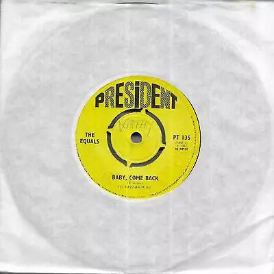 The Equals Baby Come Back UK 45 7  Single +Hold Me Closer • £2.99