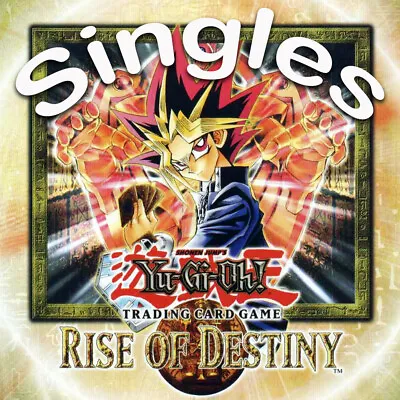 Yugioh RISE OF DESTINY RDS-EN 1st Edition Singles Pack Fresh Mint - NM • $2.49