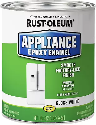 Rustoleum 241168 Quart White Appliance Epoxy Paint • $43.51