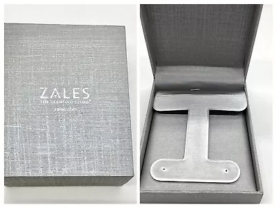 Zales The Diamond Store Silver Presentation Jewelry Gift Box Only Empty • $13.99