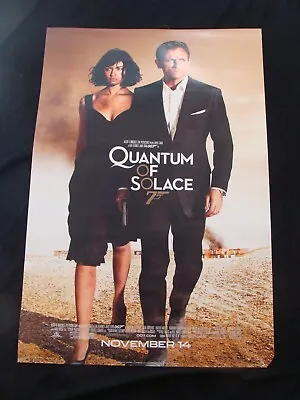 James Bond QUANTUM OF SOLACE Movie Poster DANIEL CRAIG  ADVANCE Original D • $24.99