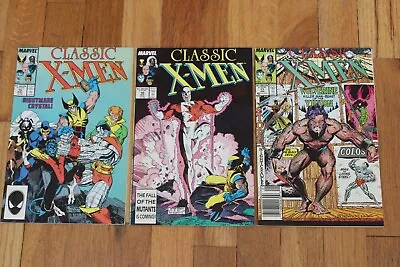 CLASSIC X-MEN (Marvel) Comic Book Lot #15 16 17 - Run Lot (reprints 108 109 111) • $9.95