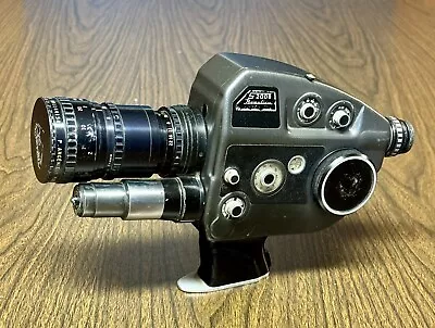 Beaulieu S2008 Super 8MM Automatic Camera W/P. Angenieux 8-64mm 1.9 Zoom Lens • $175